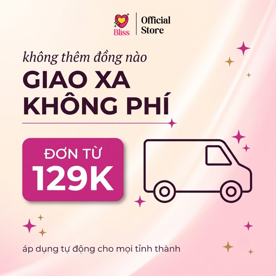 Miễn phí vận chuyển cho đơn từ 129.000₫